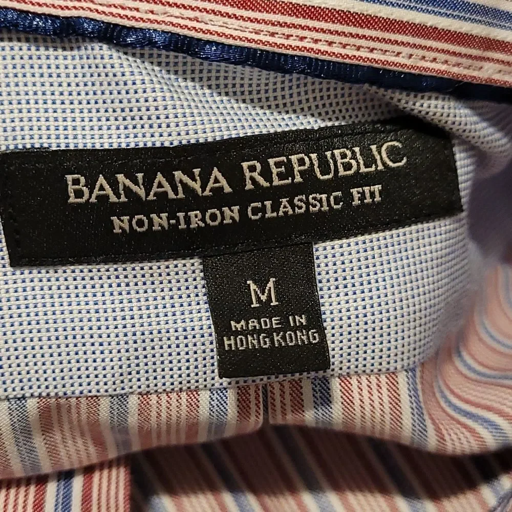 Banana Republic mens long‎ sleeve button up shirt